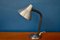 Lámpara de escritorio plateada de Aluminor, años 70, Imagen 1