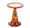 Mid-Century Brazilian Modern Fruitwood Side Table with Inlay, 1970s, Image 1