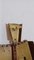 Orologio da parete Lamellen in teak e ottone di Atlanta Electric / Junghans, anni '50-'60, Immagine 6