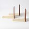 Danish Teak and Metal Bookends attributed to Kai Kristianssen, 1960s, Set of 3 6