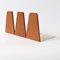 Danish Teak and Metal Bookends attributed to Kai Kristianssen, 1960s, Set of 3 3