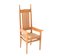 Arts & Crafts Oak Ladies High-Back Armchair by Charles F.A. Voysey, 1900s 1