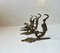 Vintage Dragon Wall Hooks in Brass, 1970s, Set of 4, Image 4