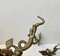 Vintage Dragon Wall Hooks in Brass, 1970s, Set of 4 3