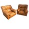 Spanische Mid-Century Ledersofas, 2er Set 3