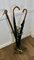 French Chasse Hunting Theme Stick Stand in Brass, 1890s 7
