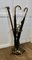 French Chasse Hunting Theme Stick Stand in Brass, 1890s, Image 2