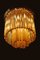 Lámpara de araña de cristal con 58 varillas de vidrio de JT Kalmar para Venini, 1960, Imagen 5