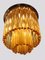 Lámpara de araña de cristal con 58 varillas de vidrio de JT Kalmar para Venini, 1960, Imagen 2