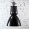 Industrial Black Enameled Lamp from Elektrosvit, 1970s, Image 1