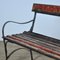 Vintage Iron Garden Bench, 1930s 10