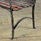 Vintage Iron Garden Bench, 1930s 5