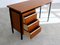 Vintage Schreibtisch aus Teak, 1960er 3