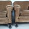 Vintage English Armchairs, Set of 2, Image 8