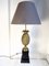 Lámpara de mesa vintage grande en piña de latón de Maison Charles, años 50, Imagen 2