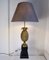 Große Vintage Pinapple Tischlampe aus Messing von Maison Charles, 1950er 7