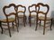 Vintage Rustic Mlah Chairs, Set of 4, Image 4