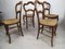 Vintage Rustic Mlah Chairs, Set of 4 7