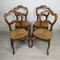 Vintage Rustic Mlah Chairs, Set of 4 3