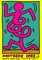 Keith Haring, Montreux Festival de Jazz, 1983, Lithograph 1