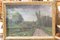 Gran paisaje de campo, del siglo XIX, pintura sobre lienzo, enmarcado, Imagen 35