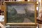 Gran paisaje de campo, del siglo XIX, pintura sobre lienzo, enmarcado, Imagen 11
