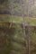 Gran paisaje de campo, del siglo XIX, pintura sobre lienzo, enmarcado, Imagen 2