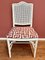 French Chippendale Terracotta Jacquard & Faux Bamboo Dining Chair, 1970s, Image 5