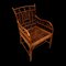 Vintage Chinese Rattan Armchair, Image 7