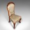 English Early Victorian Ladies Drawing Room Chair in Walnut 6