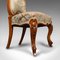 English Early Victorian Ladies Drawing Room Chair in Walnut 11