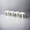 Small Stools by Castiglioni Gaviraghi Lanza for Valenti & C. Milan, 1980s, Set of 4, Image 1