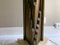 Lámpara de pie modernista grande de latón y piedra, años 30, Imagen 21