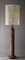 Lámpara Mid-Century moderna de cuero de Charlotte Waver, años 60, Imagen 1