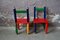 Pencil Chairs by Pierre Sala, 1980s, Set of 2 6