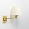 Brass Swing Arm Wall Lamp by George W. Hansen for Metalarte, 1970s, Image 6