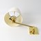 Brass Swing Arm Wall Lamp by George W. Hansen for Metalarte, 1970s, Image 7