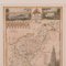 Antica mappa litografica del Northamptonshire, Inghilterra, 1860, Immagine 5