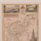 Antique Framed Lithographic Map of Northamptonshire, England, 1860, Image 5