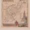 Antica mappa litografica del Northamptonshire, Inghilterra, 1860, Immagine 6