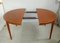 Round Teak Dining Table with Sören Expansion Plate, Denmark, 1960s 8