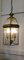 Lanterne Art Deco in ottone e vetro, anni '70, set di 7, Immagine 5