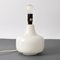 Danish White Glass Table Lamp, 1980s, Image 2