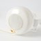 Danish White Glass Table Lamp, 1980s, Image 8