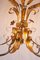 Vintage Italian Gilded Chandelier, 1950s 4