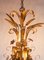 Vintage Italian Gilded Chandelier, 1950s, Image 8