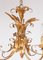 Vintage Italian Gilded Chandelier, 1950s, Image 3