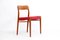 Dining Chairs attributed to Niels Otto (N. O.) Møller for J.L. Møllers, 1960s, Set of 6, Image 7