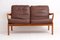 Leather Couch by Larsen Olson & Son., 1960s 6