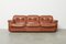 Cognac Leather Arizona Sofa and Easy Chairs attributed to Vavassori, Monza, Italy, 1970s, Set of 3, Image 5